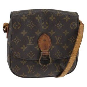 Authentic LOUIS VUITTON Monogram Saint Cloud MM Shoulder Bag M51243 LV